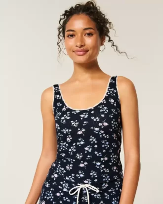 Regata com acabamento em renda waffle Gilly Hicks