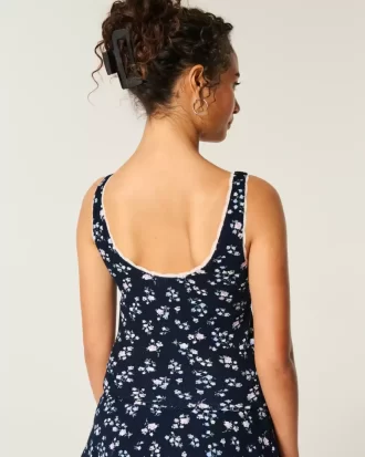 Regata com acabamento em renda waffle Gilly Hicks