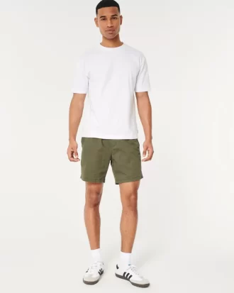 shorts de sarja pull on 7 2 1 330x413 - Shorts de sarja pull-on 7"